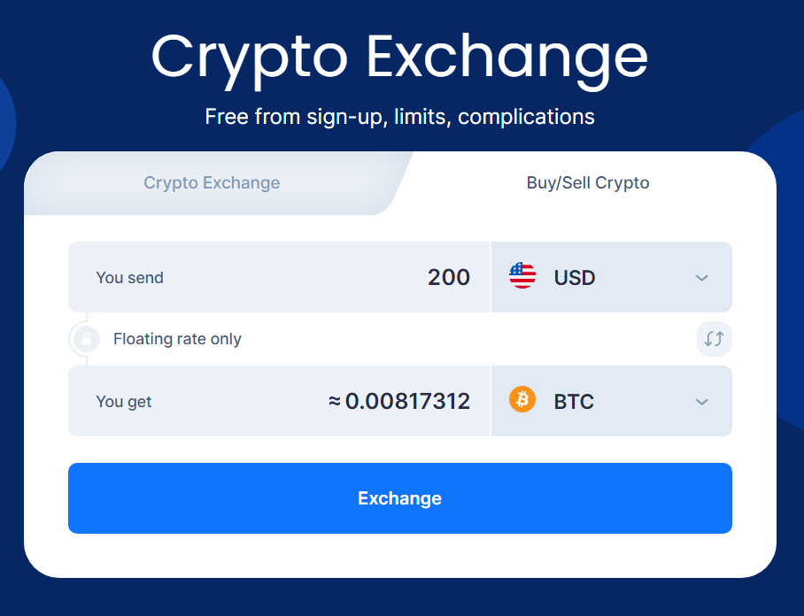 How To Buy Crypto With Fiat On SimpleSwap content image