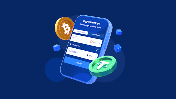 SimpleSwap Mobile app